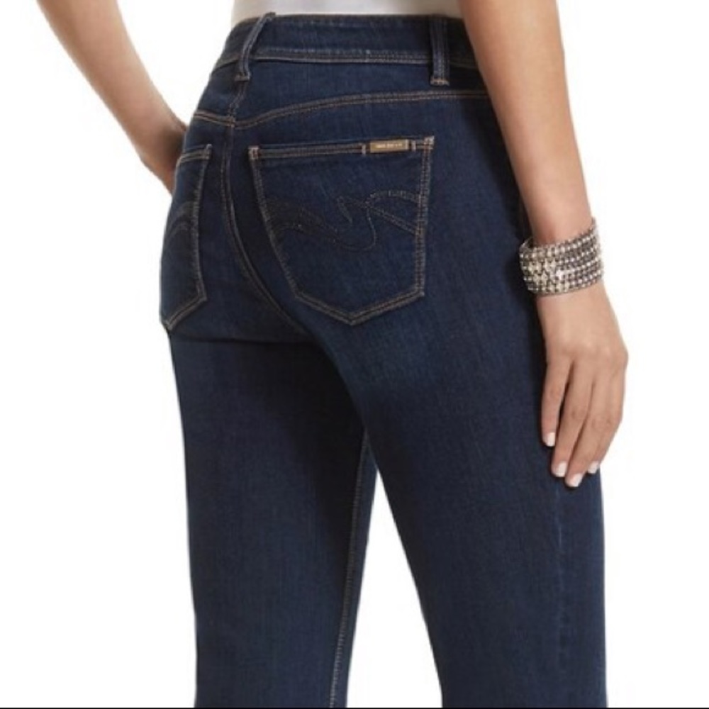 Dark wash bootcut jeans